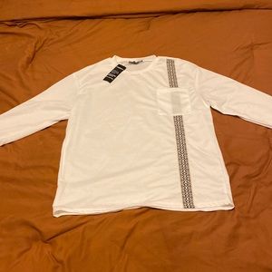 Small/ Medium White Long Sleeve T-Shirt